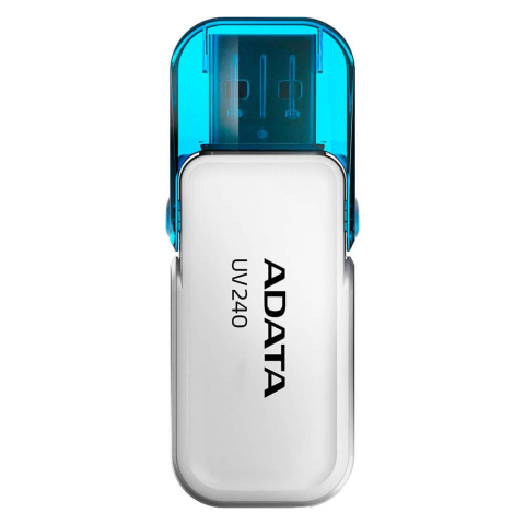PC, Periferice & Software - Memorie USB ADATA UV240 32 GB, USB 2.0, Alb