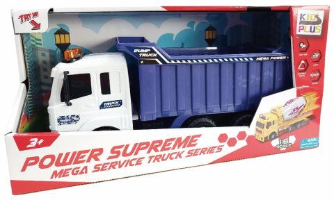 VEHICULE CU LUMINI, SUNETE SI FRICTIUNE, SCARA 1/6, BASCULANTA MOV [1]