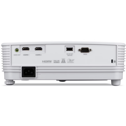 Videoproiector Acer X1526, FHD 1920*1080, up to WUXGA 1920*1200, 4.000 lumeni, 16:9/ 4:3, 13.000:1, diagonala maxima 300", distanta maxima de proiectie 10 m, boxa 3W, lampa 5.000/ 20.000 ore, 29-33 dB [1]
