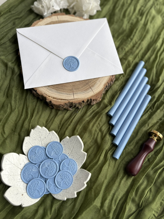 Baton ceară sigilii Blue Sky pentru nunți și papetărie | AnArt Boutique [4]