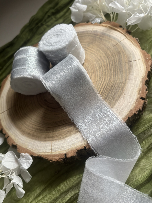 Panglică cu reflexii fine argintie pentru decor elegant | AnArt Boutique [3]