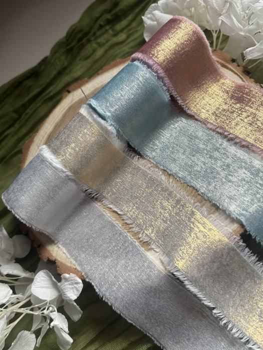 Panglică cu reflexii fine aurie pentru decor elegant | AnArt Boutique [2]