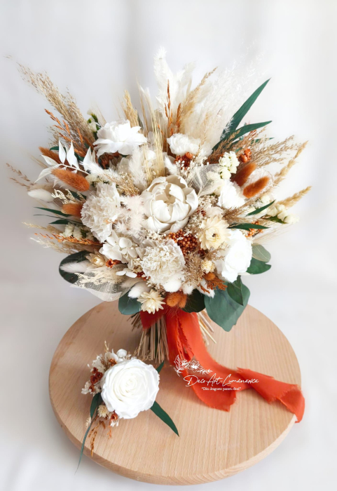Panglică de mătase portocaliu pentru decor elegant | AnArt Boutique [5]
