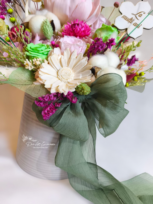 Panglică șifon texturat Sage Green pentru decor elegant | AnArt Boutique [5]