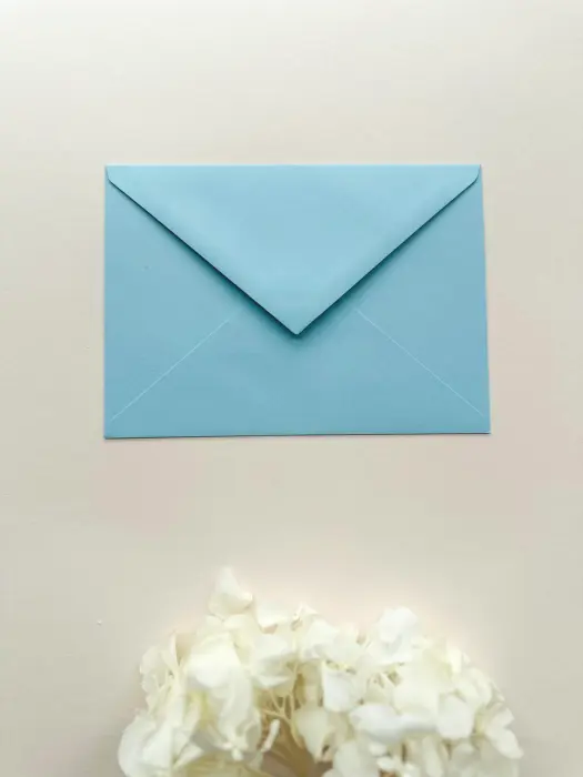 Plic albastru pastel 115 g pentru invitatii | AnArt Boutique [2]