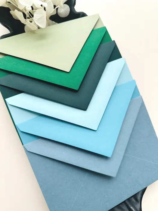 Plic albastru pastel 115 g pentru invitatii | AnArt Boutique [4]