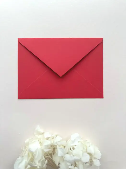 Plic roșu 110g pentru invitații elegante – AnArt Boutique [5]