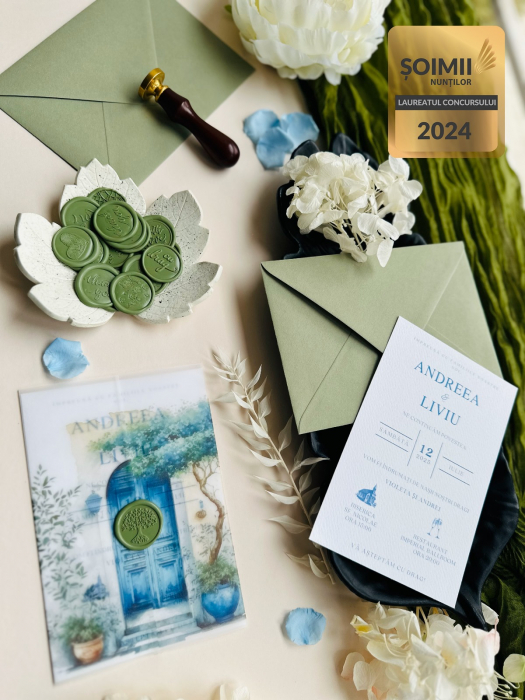 Plic verde salvie 120g pentru papetărie – AnArt Boutique [5]