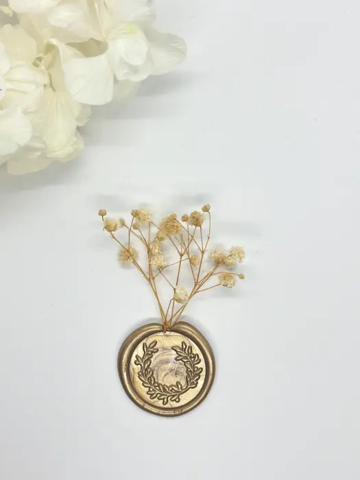 Sigilii de ceara cu plante uscate [3]