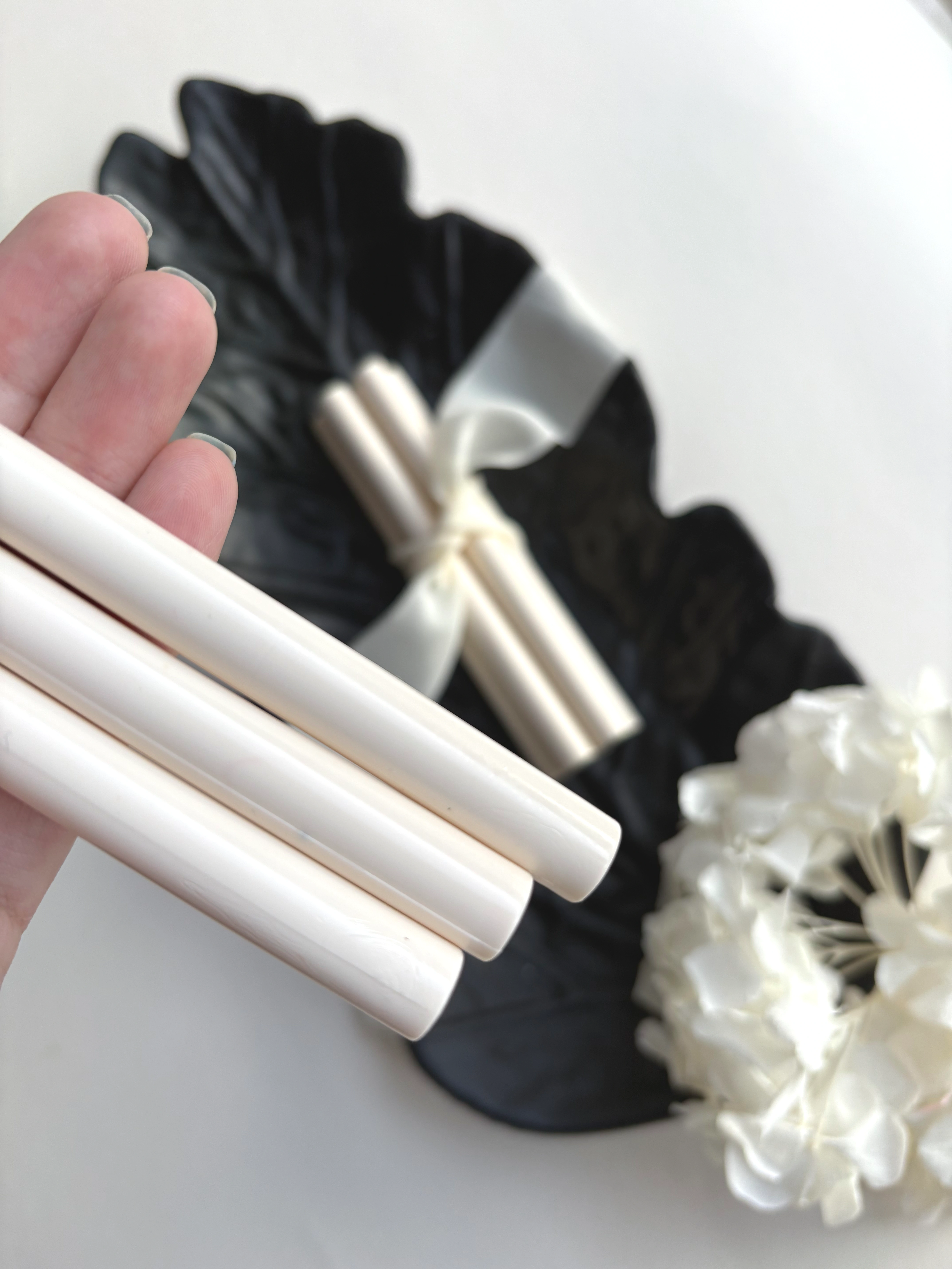 Baton Ceară Sigilii Alb Murdar – Eleganță Evenimente | AnArt Boutique [1]