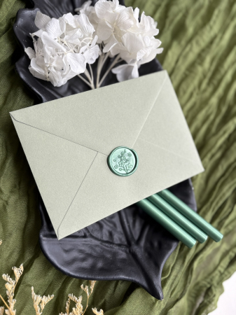 Baton de ceară pentru sigilii verde smarald – AnArt Boutique [3]