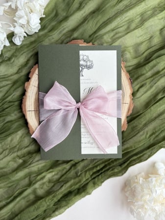DIY - Invitație de nuntă  – Copacul vietii