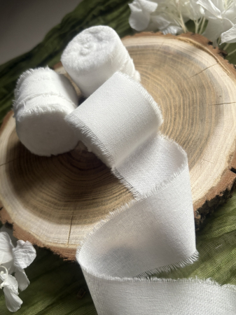 Panglică de bumbac alba pentru decor elegant | AnArt Boutique [2]