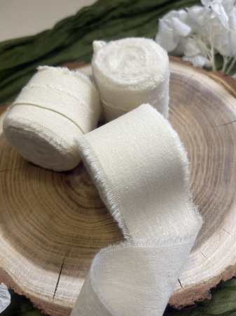 Panglică de bumbac ivoire pentru decor elegant | AnArt Boutique [2]