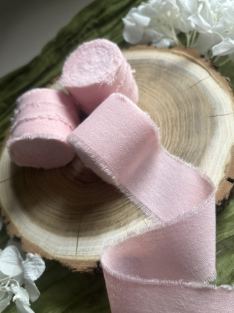 Panglică de bumbac roz pentru decor elegant | AnArt Boutique [2]