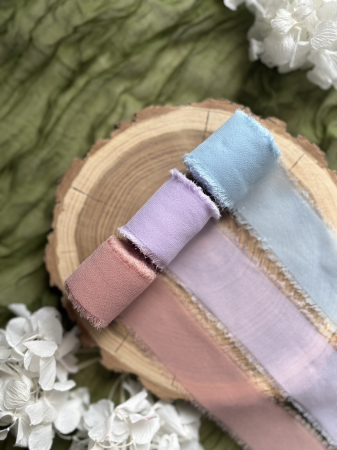 Panglica de matase - Baby blue [2]
