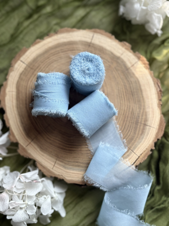 Panglica de matase - Baby blue [1]