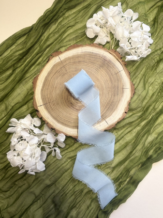 Panglica de matase - Panglica de matase - Baby blue