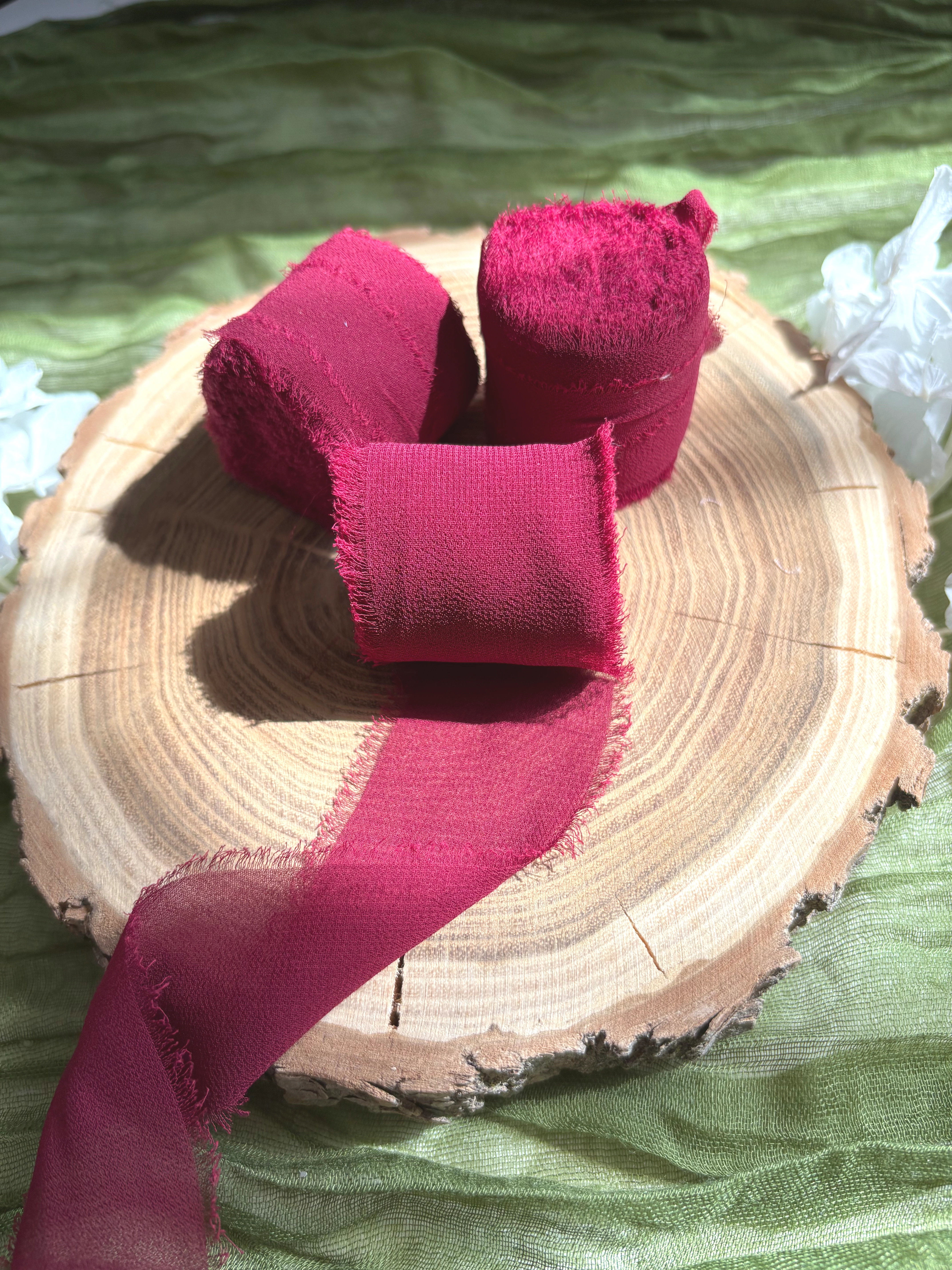 Panglica de matase - Burgundy [1]