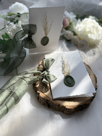 Panglică șifon texturat Sage Green pentru decor elegant | AnArt Boutique [5]