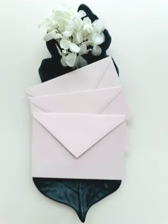 Plic roz nude 115g pentru invitatii | AnArt Boutique