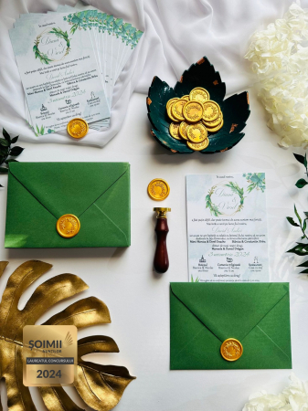 Plic verde pădure 115g pentru invitații și scrisori – AnArt Boutique [4]