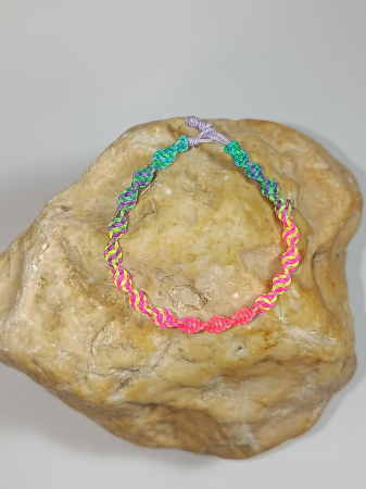 COPII - Brățară/Martisor Copii din Șnur Neon Împletit