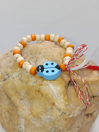 Gărgărița Magică pe Fir de Cais – Brățară Mărțișor Lemn [3]