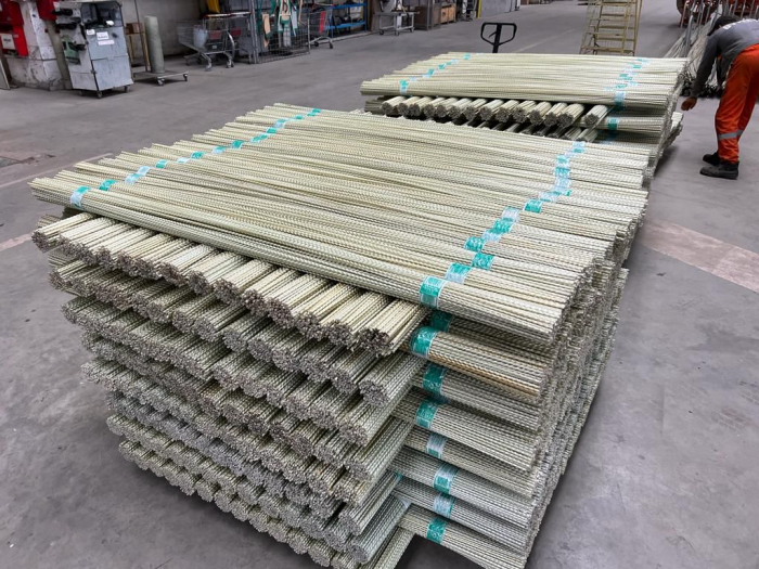 Bară armătură  din fibră de sticlă Ø8 - 12 m [1]