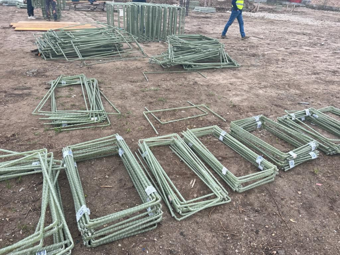 Pachet 30 buc - Etrieri din fibră de sticlă Ø10 200mmx200mm [10]