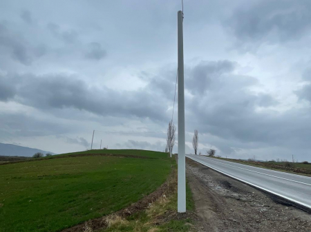 Stalpi electrici din fibră de sticlă pentru Telecomunicatii - STÂLP DIN FIBRĂ DE STICLĂ PENTRU TELECOMUNICAȚII  SCO-T-5 (5M)