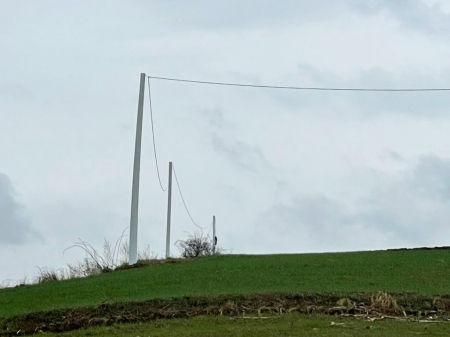 STÂLP DIN FIBRĂ DE STICLĂ PENTRU TELECOMUNICAȚII  SCO-T-8 (8M) [2]