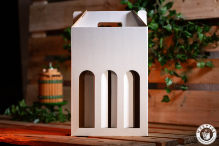 Cutie de carton pentru vin, 3 butelii [1]