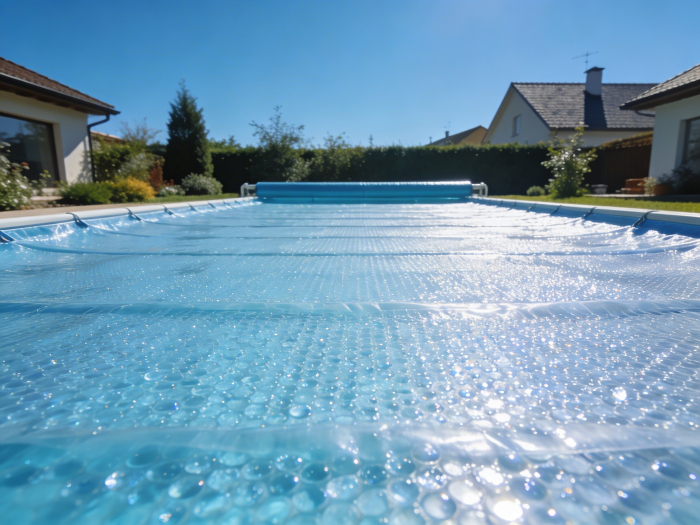 Prelată de vară cu bule pentru piscină Eco Bubble AstralPool - 4 x 8 m, fără tivire, 400 microni [2]