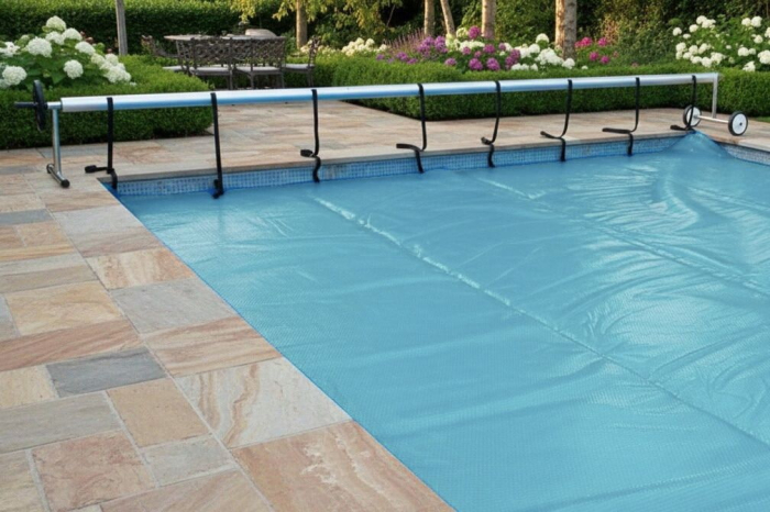 Prelată solară GeoBubble Sol+Guard 500 microni 4x8m - acoperire vară cu bule pentru piscină [3]