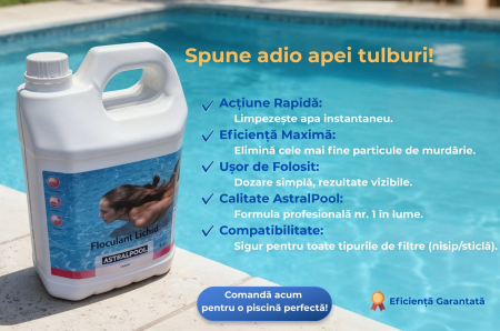 Floculant lichid AstralPool 5L (11388)– limpezire rapidă apă piscină – toate tipurile de piscine [1]