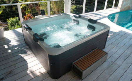 Jacuzzi cu pereți rigizi MSpa Oslo - 6 persoane, 850 L - hidromasaj, încălzire, UVC și bandă LED - grădină și terasă [3]