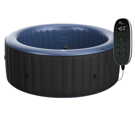 Cazi hidromasaj Eco - Jacuzzi gonflabil MSpa Bergen 6 persoane - 138 jeturi de aer, încălzire 40°C - grădină și terasă