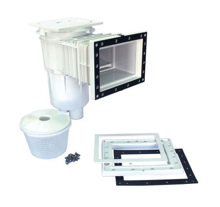 Skimmere - Skimmer AstralPool Liner 17.5 Litri - Deschidere Frontală Îngustă - Lungime Încastrare Standard - Inel Extensie