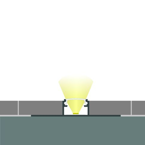 Profil LED tip T pentru plăci ceramice, 200cm [3]