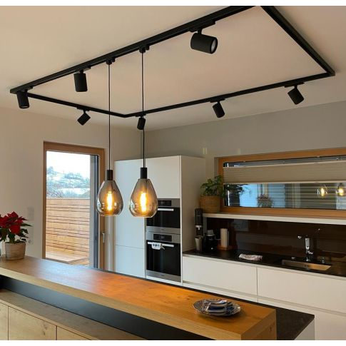 Proiector LED focusabil pe șină DALI HV, 3 faze, 42W, 20°–70°, 4000K, CRI92, negru mat, dimabil DALI [4]