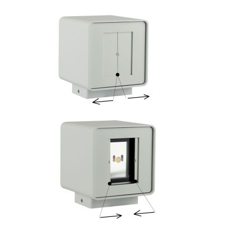 Aplica LED de perete Up&Down, 2x5W, CREE, IP54, alb, warm white [3]