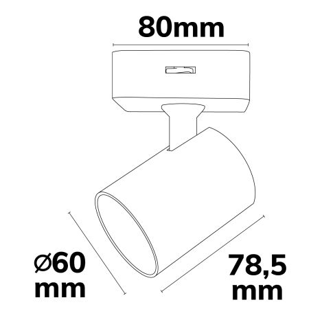 Aplica LED sau plafonieră GU10 simplă, IP20, negru, cu întrerupător on/off, fără sursă de lumină [3]