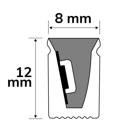 Bandă LED NeonPRO919/950 CCT Custom Flex Stripe B08H12, 24V DC, 12W+12W, IP67, 140 LED/m, cu cleme incluse [2]