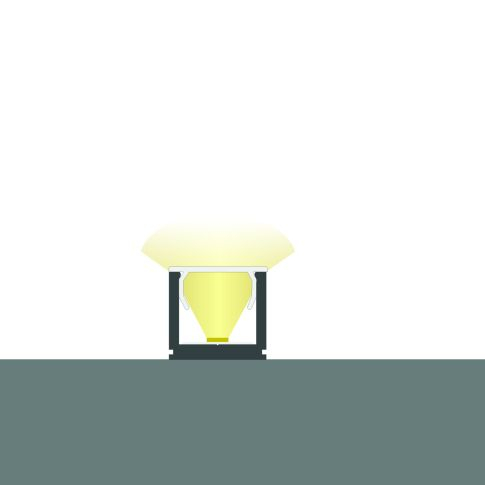 Profil LED aplicat SURF6 aluminiu anodizat, 2000 mm [2]