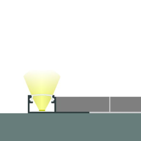 Profil LED pentru închidere plăci ceramice, 200cm [2]