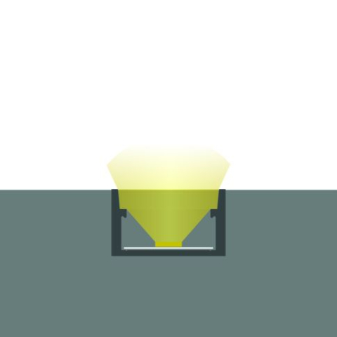 Profil LED încastrat în pardoseală GROUND-IN10, aluminiu anodizat, 200 cm, rezistent la trafic pietonal [2]