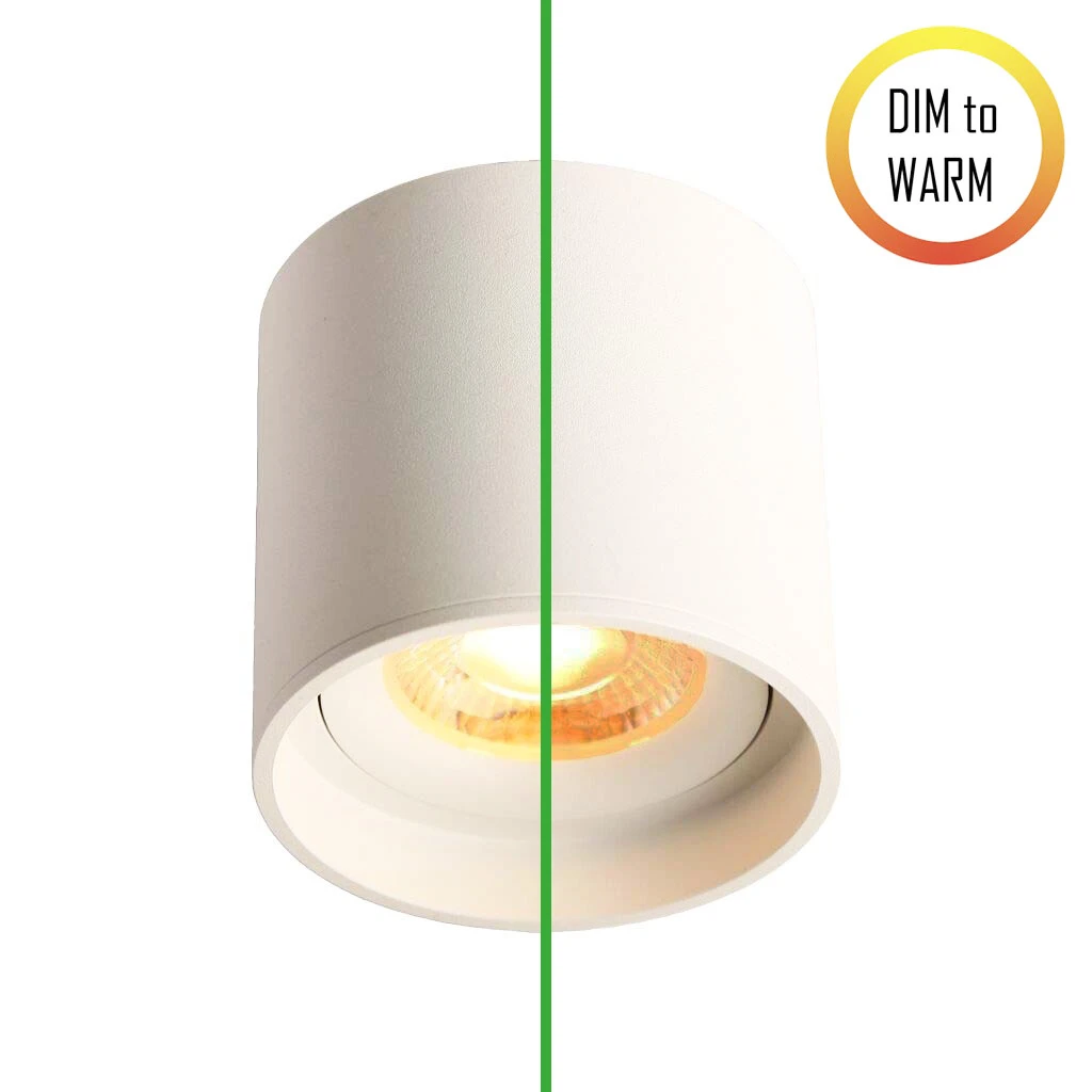 Spoturi LED Aplicate - LED Ceiling Spot 24V, 8W, Dim to Warm, CRI90