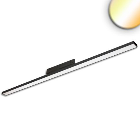 Proiectoare LED pentru sina DALI HV - Proiector liniar LED pe șină DALI HV, 3 faze, 120 cm, 40W, CRI90, 3000K / 3500K / 4000K, negru
