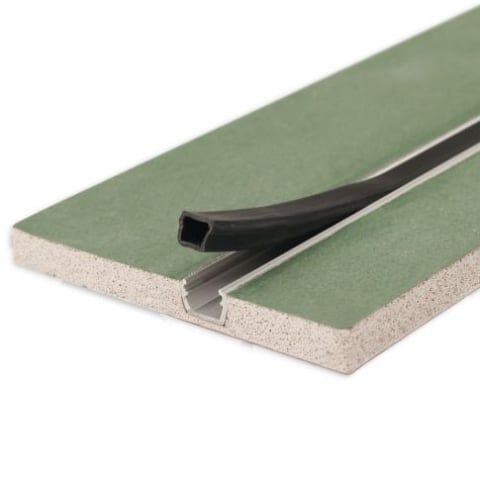 Placă gips-carton Plaster 10 One, rezistentă la umiditate, cu profil și capac, 12.5mm, 200cm [6]